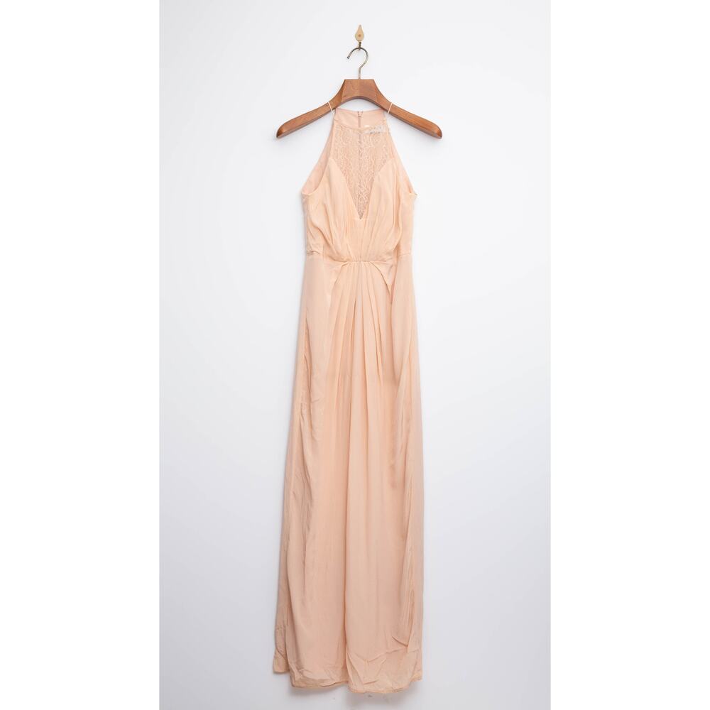 Zimmermann Silk Web Maxi Dress in Shell/Peach - Picture 3 of 7